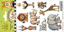 Ziersticker VIELSEIDIG Wildtiere